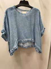 Additional view of Gauzy Charm Layering Top from Robin Boutique.