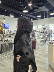 Midnight Dots Reversible Rain Coat
