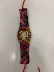 Embellished Fabric Watch Cuff by IPNG Design