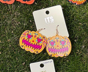 Jack O'Lantern Theme Earrings - Robin Boutique-Boutique 