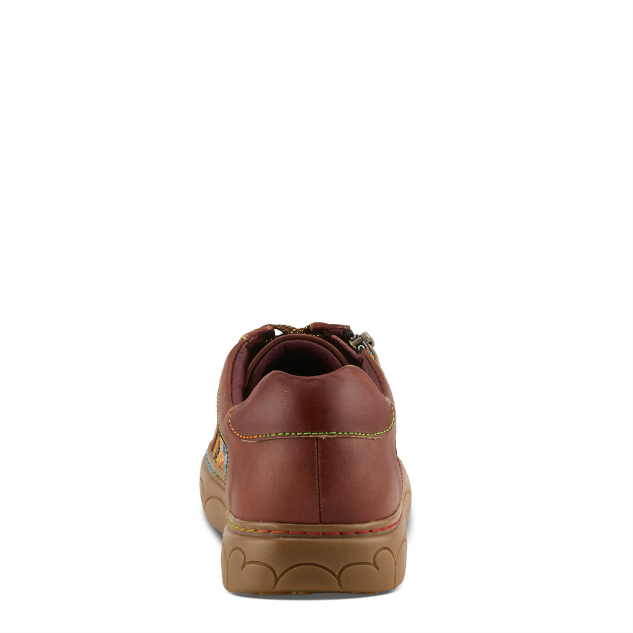 L'Artiste DANLIFAB Sneaker Shoes in Brown back view Robin Boutique