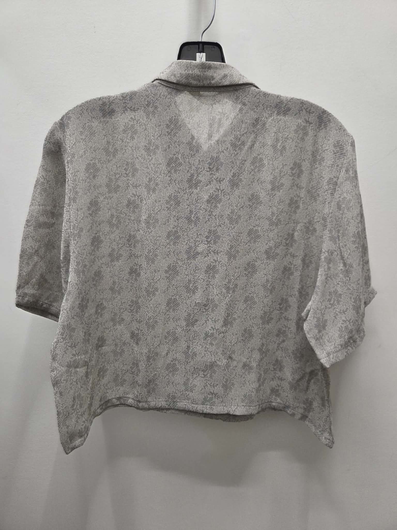 Reworked Flowy Crop Button Down #127