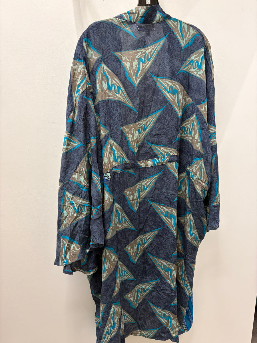 Silk Dreamweaver Kimono #002 by Kantha Bae