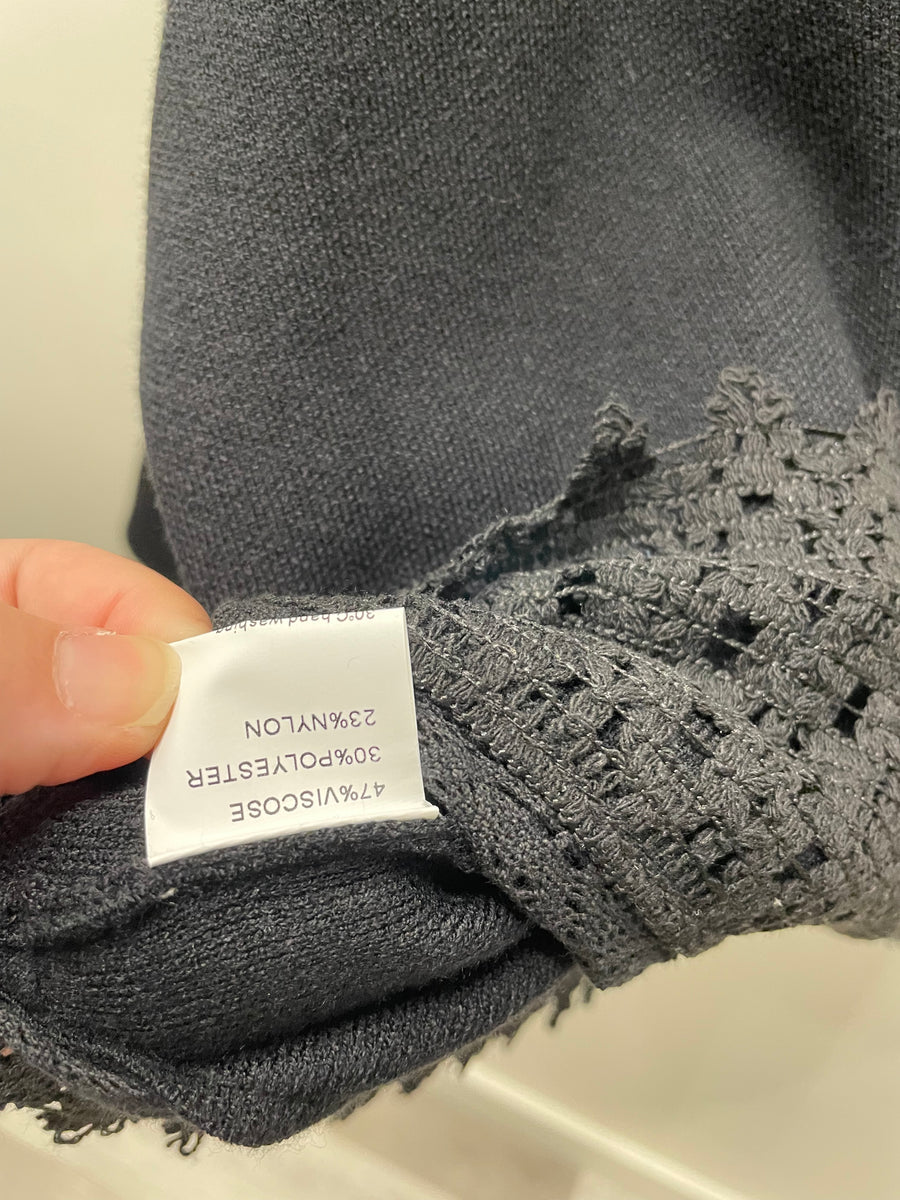 Lace Hem Sweater
