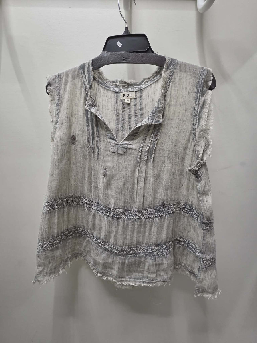 Cotton Lace Detail Tank