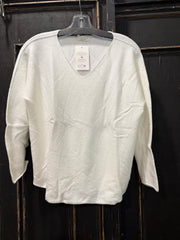 Italian One Size Cozy Comfy V-Neck Sweater