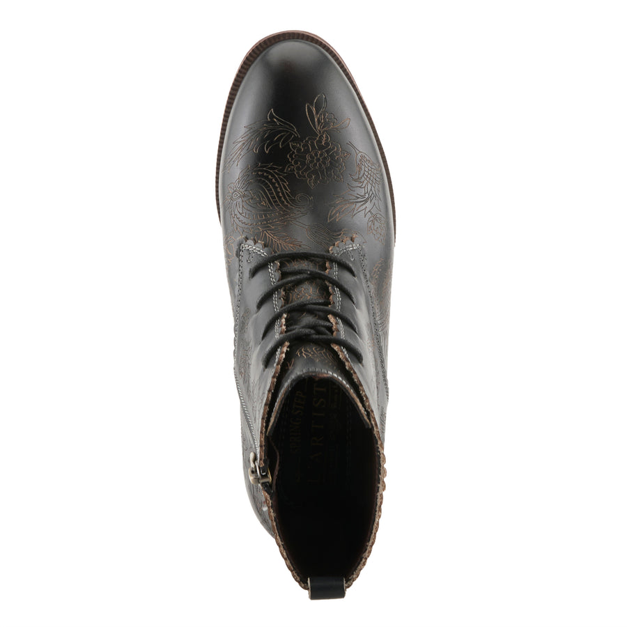 L'Artiste DuJu Laceup Ankle Boots Robin Boutique