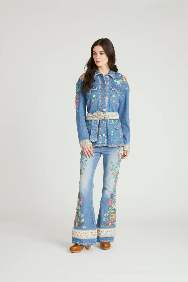 Gardenia Foulard Jacket by Driftwood