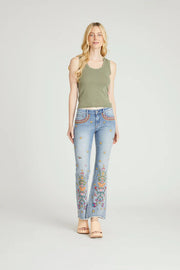 Eva Bootcut in Pocket Full of Sunshine by Driftwood