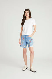Cayla Short in Cherry on Top by Driftwood Jeans