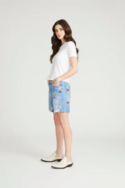 Cayla Short in Cherry on Top by Driftwood Jeans