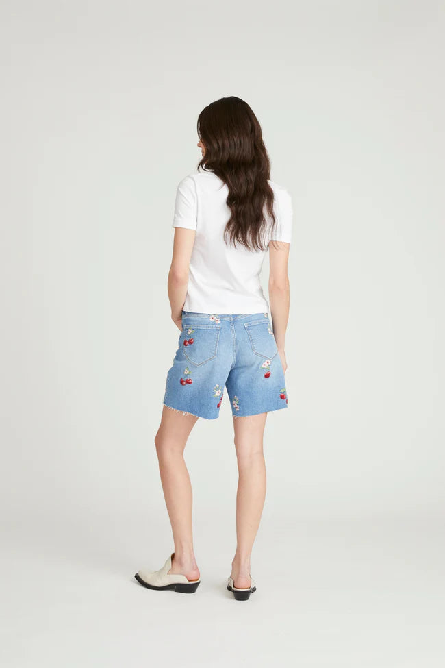 Cayla Short in Cherry on Top by Driftwood Jeans