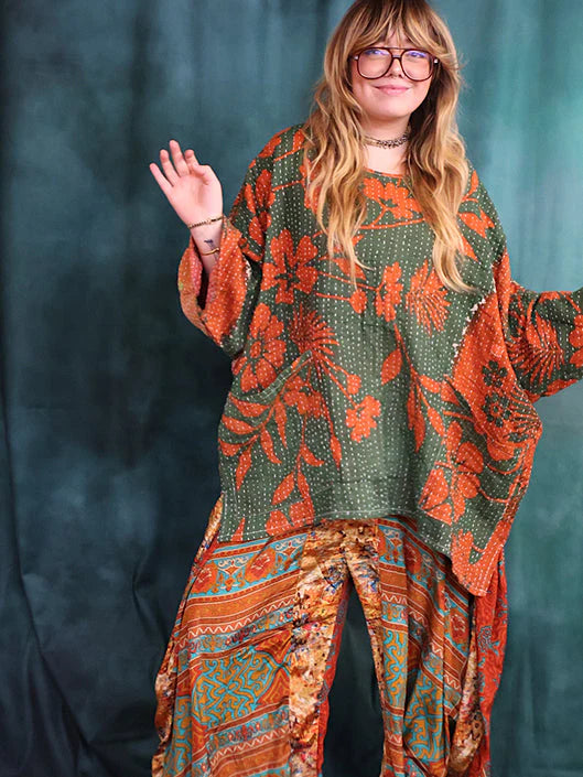 Pareo Kantha Dream Pullover #132 by Kantha Bae