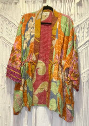 Kantha Shortie Kimono #200 by Kantha Bae