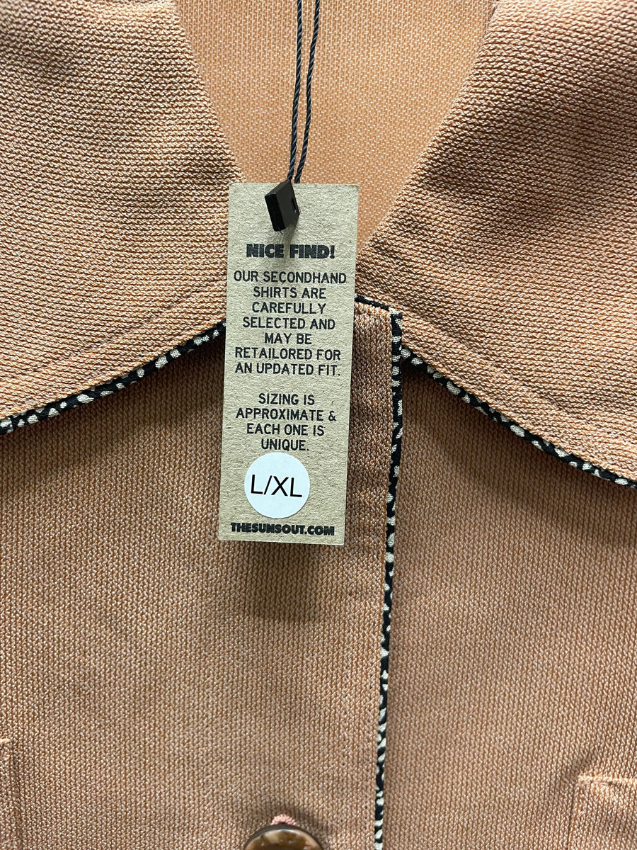 Reworked Sleeveless Flowy Crop Button Down #05