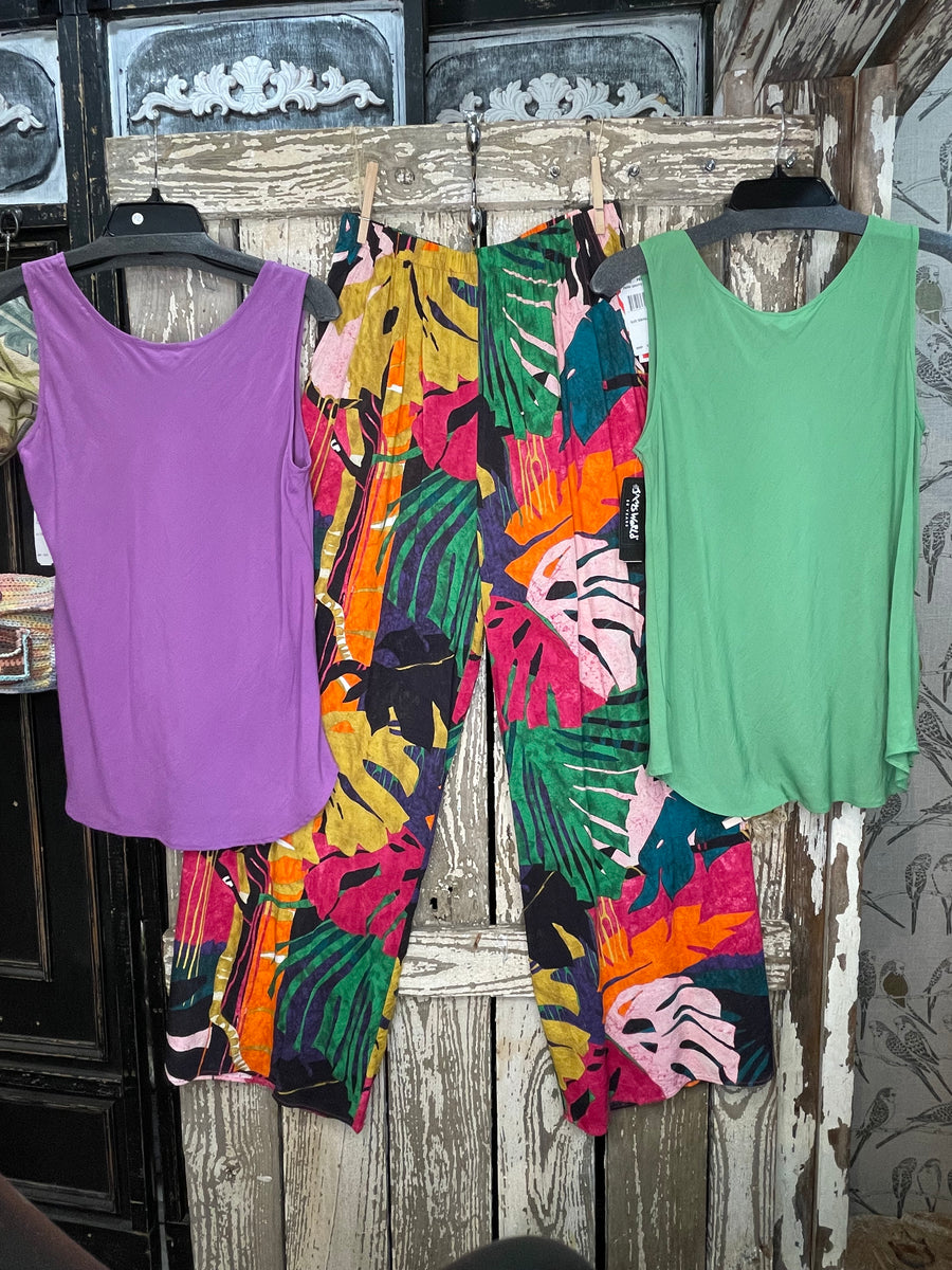 Solid Tank Tops by Jams World w655