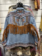 Aztec Fringe Jacket by Driftwood