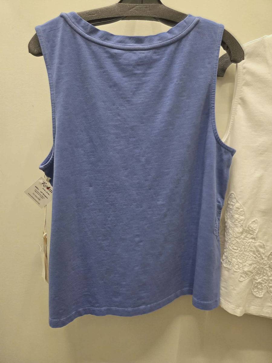 15415 Embroidered Tank by Escape by Habitat Robin Boutique