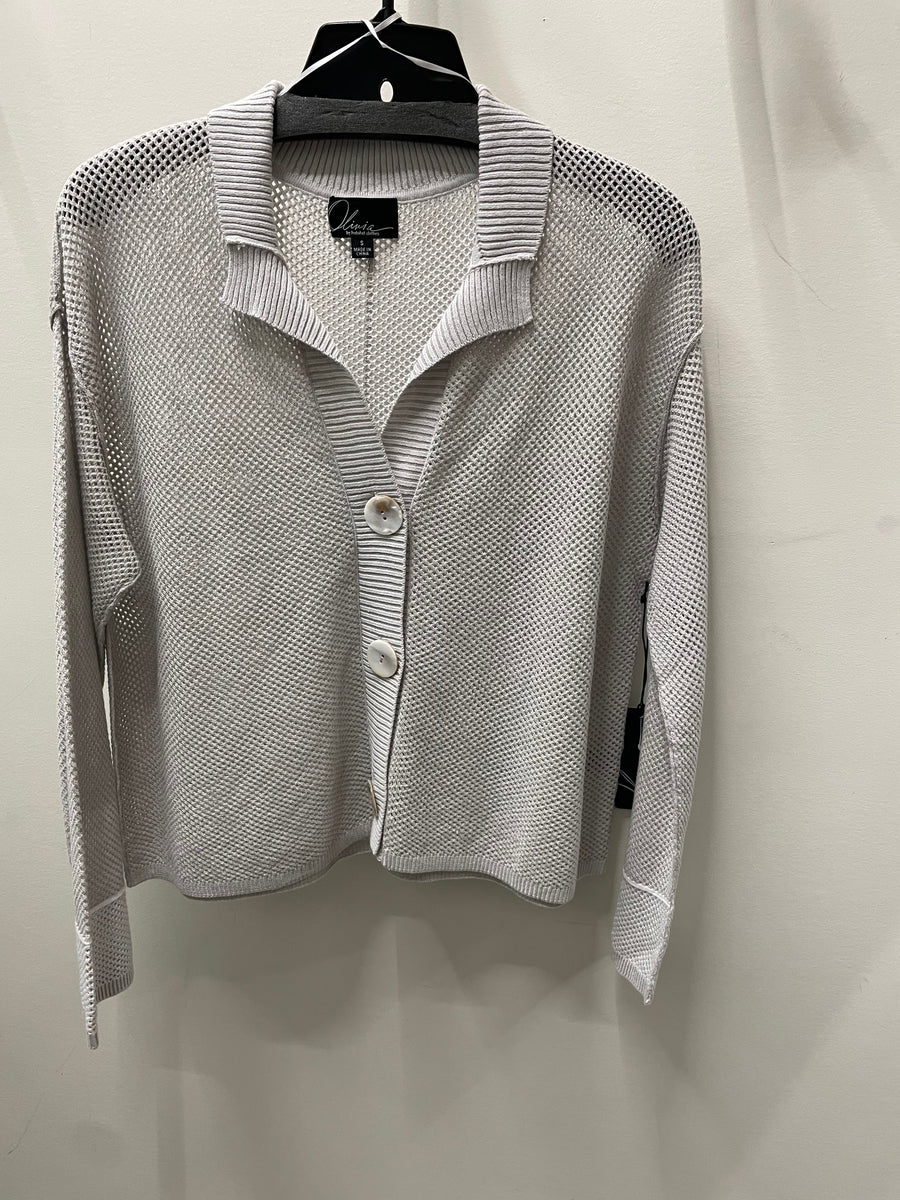 Mesh Stitch Cardigan by Olivia