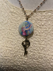 Mr. Caterpillar Button Necklaces by Gina