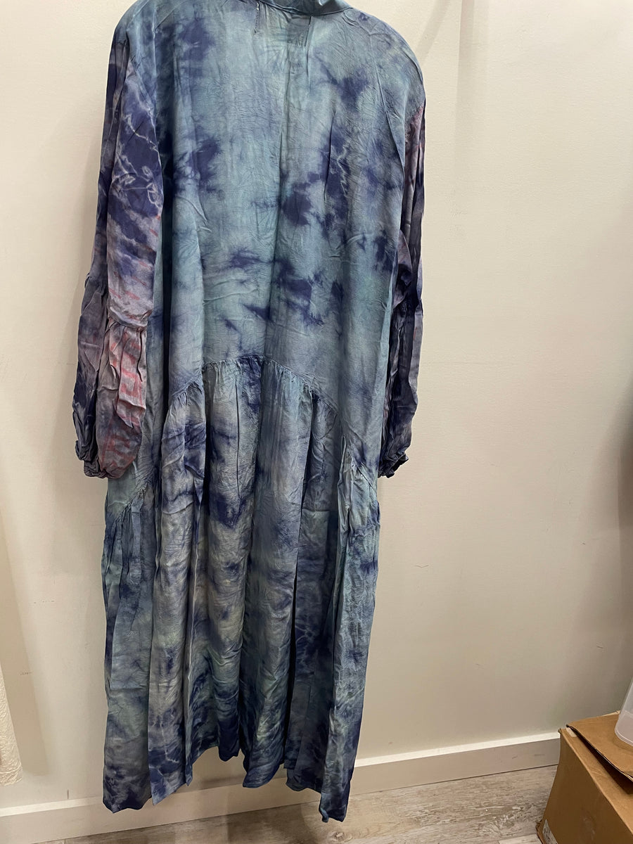 Crepe Sari Evermore Kimono #204 by Kantha Bae