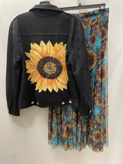 Sunflower Fields Skirt by WAY