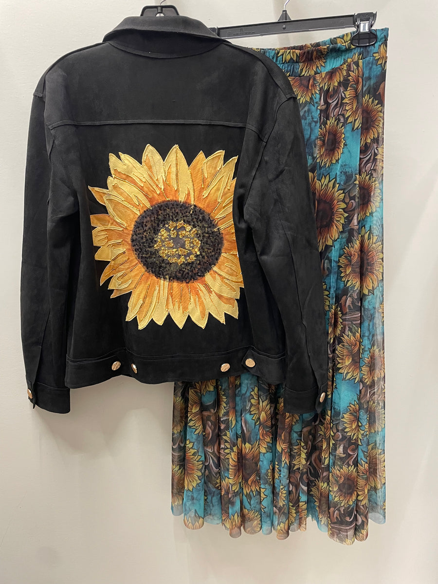 Sunflower Fields Skirt by WAY