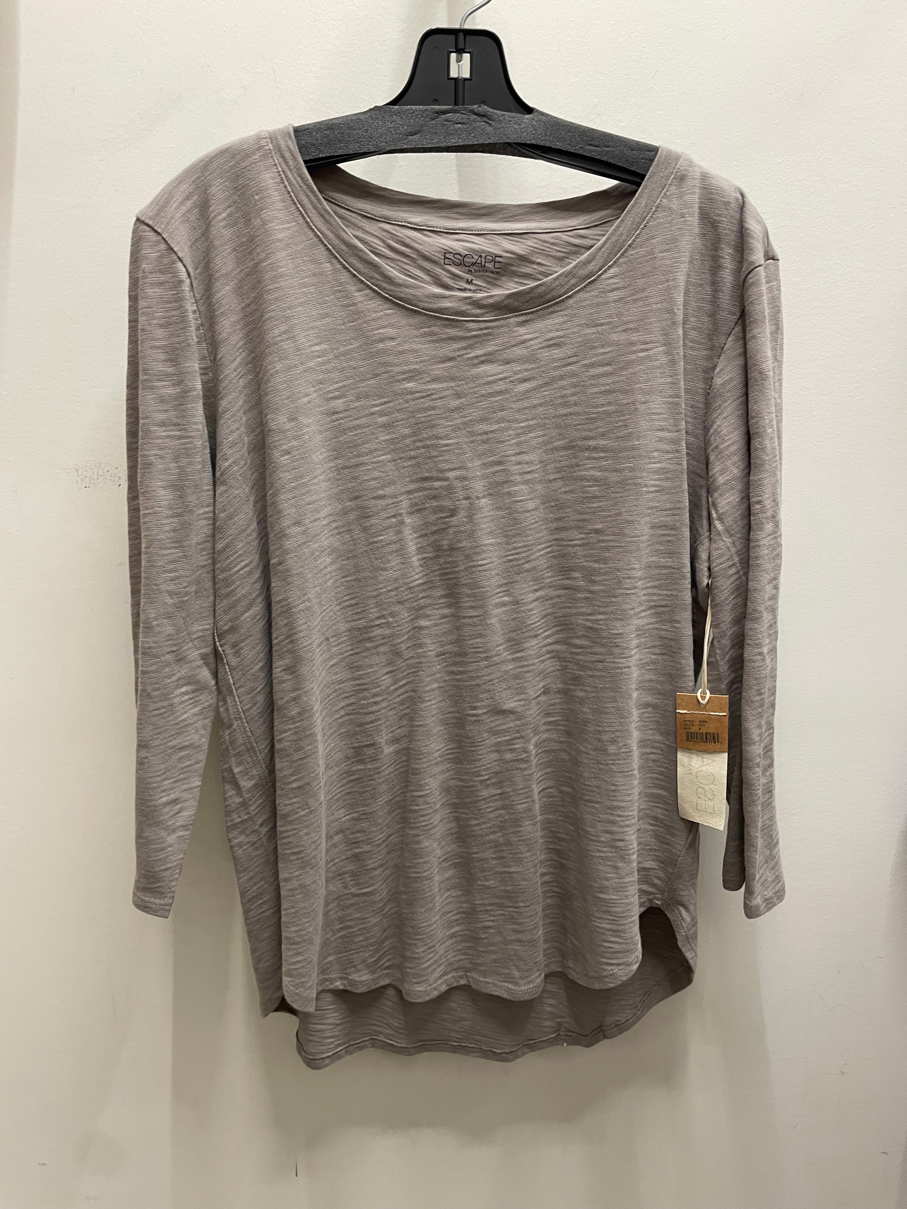 Solid Cotton Slub High-Lo Tee by Escape by Habitat 10004 Robin Boutique
