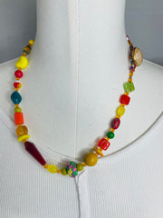 Bird Glass Necklace by The Vintage Jewel