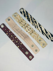 Leather Bracelet Cuff
