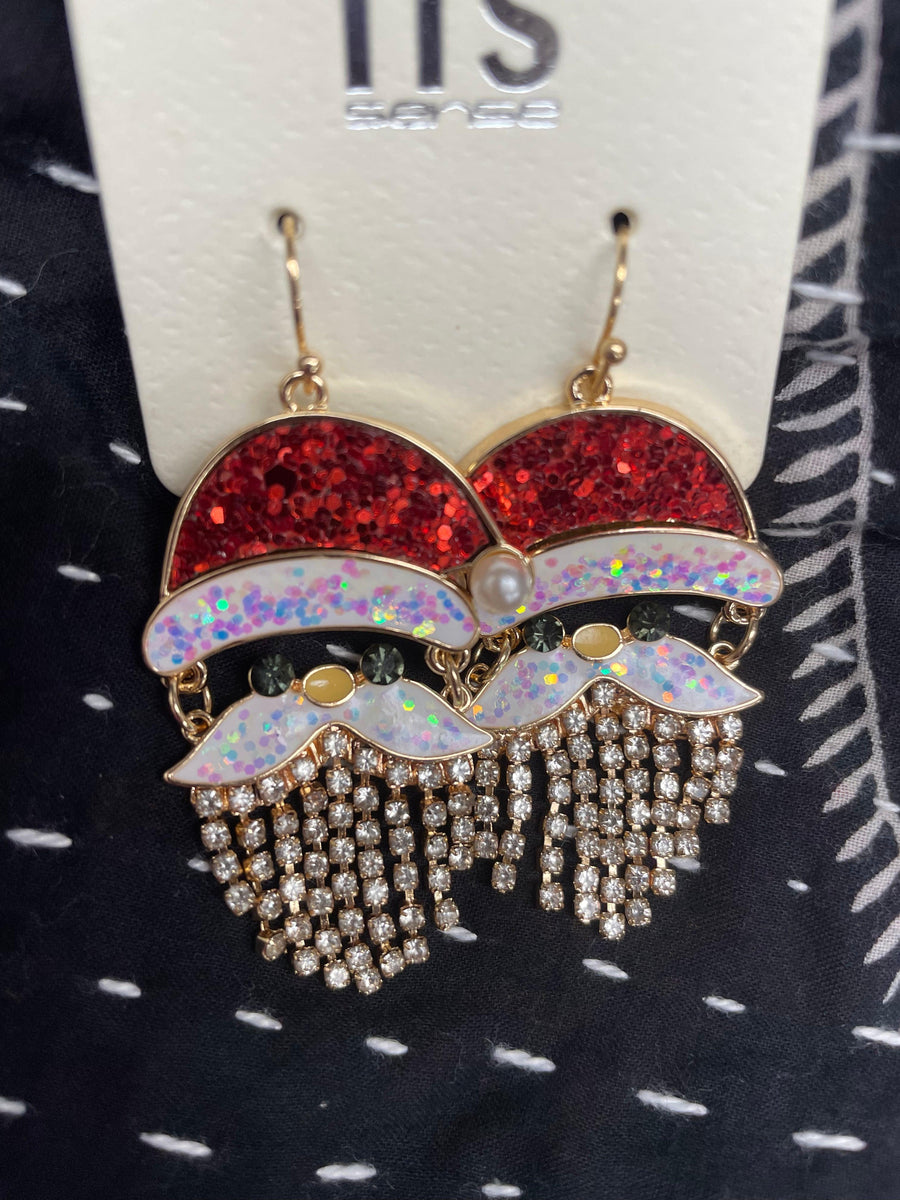 Santa Claus Earrings - Robin Boutique-Boutique 