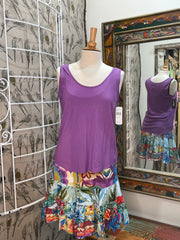 Tiered Skirt in Blue Birds by Jams World