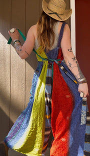Crossroad Kantha Overalls #127 by Kantha Bae