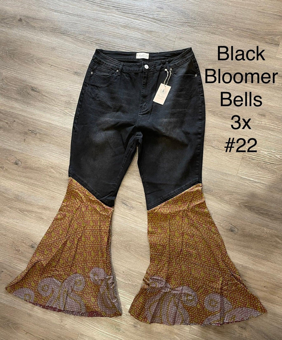 Upcycled Denim Bloomer Bell by Kantha Bae - Robin Boutique-Boutique 