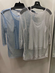 Diamond Mesh Top with Matching Cami by EllyNDale Robin Boutiqe