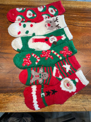 Ultra Soft Chenille Socks in Presents