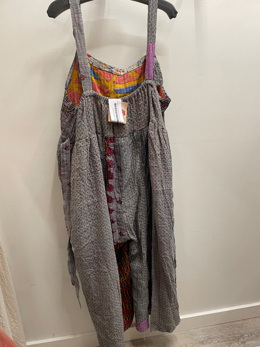 Additional view of Pareo Kantha Crossroad Overalls #234 by Kantha Bae from Robin Boutique.
