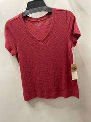 Solid Short Sleeve V-Neck Tee by Escape 10000