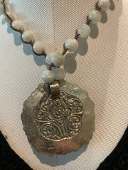 Carved Rose Necklace by Tara Gasparian