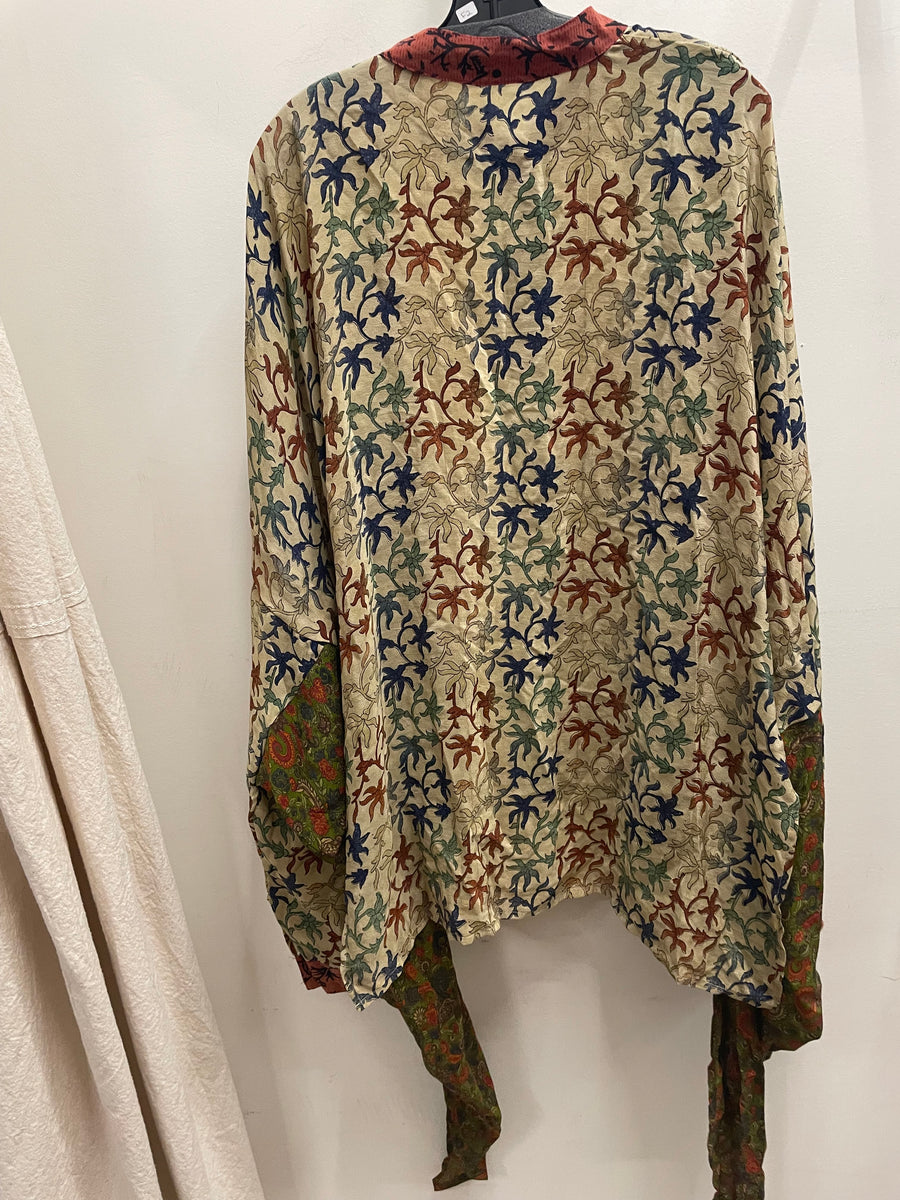 Nirvana Button Down Tunic #601 by Kantha Bae