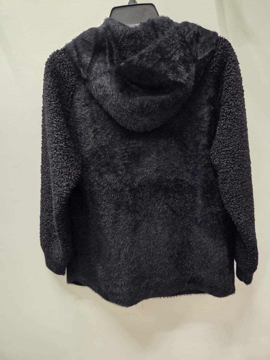 Fuzzy Mixed Media Jacket by Creations