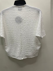 Waffle Knit Drop Shoulder Top by Inoah