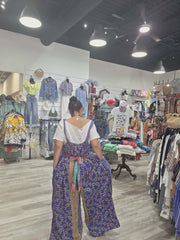 Additional view of Pareo Kantha Crossroad Overalls #216 by Kantha Bae from Robin Boutique.