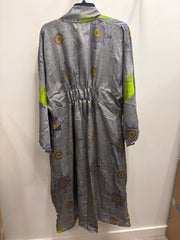 Rasgulla Sari Ruched Dress #200 by Kantha Bae