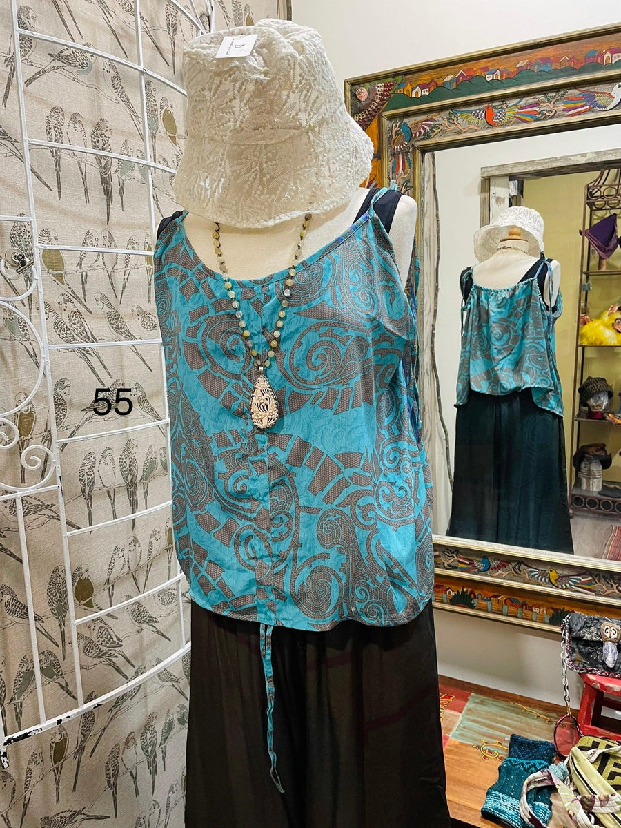 Silk Butterfly Tank by Kantha Bae One Size - Robin Boutique-Boutique 