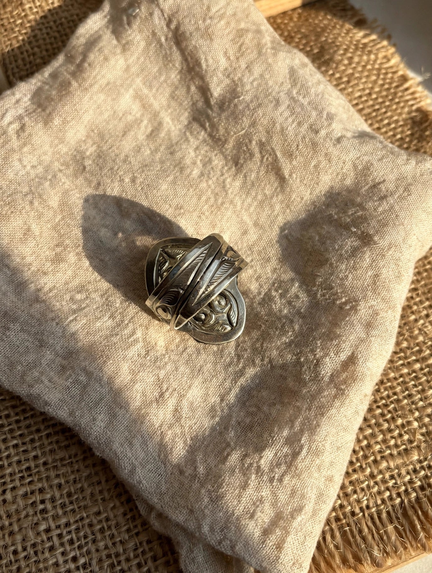 Sacred Heart Adjustable Ring by Tara Gasparian