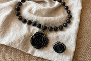 Midnight Rose Necklace by Tara Gasparian