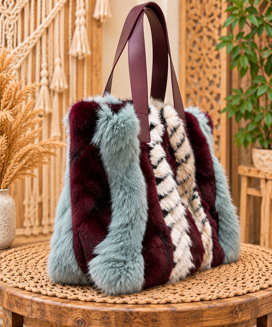 Wild at Heart Faux Fur Bag By Azalea Wang