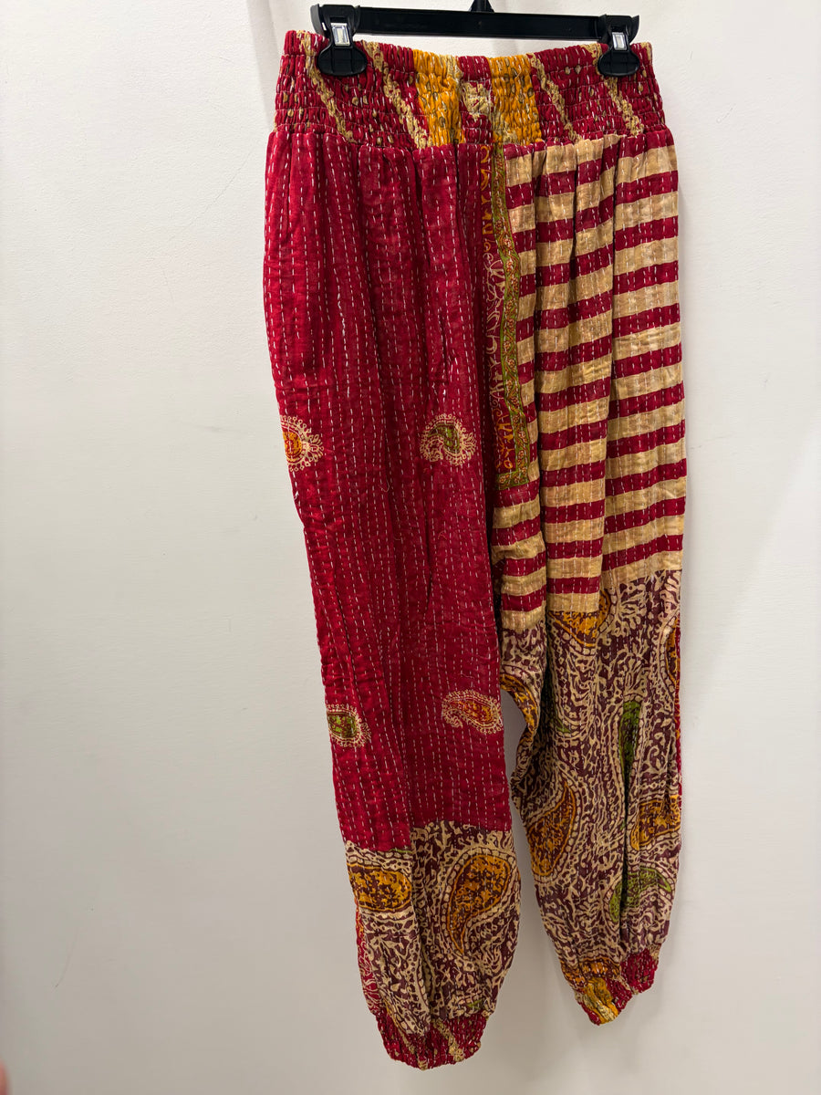 Pareo Kantha Sari Jogger Pant #102 by Kantha Bae