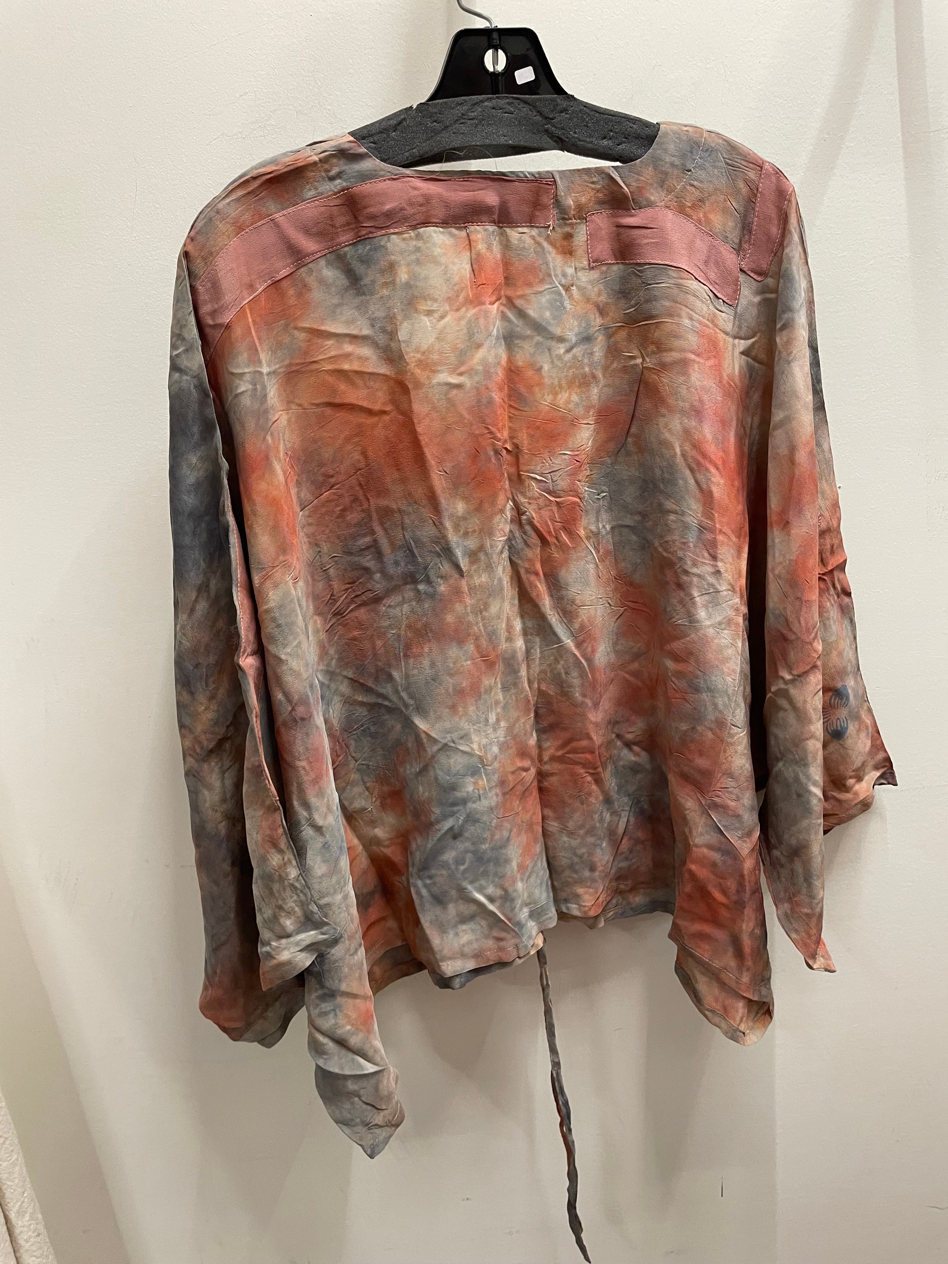 Crepe Silk Butterfly Top #011 by Kantha Bae